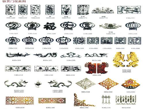 洛陽鐵藝-門花